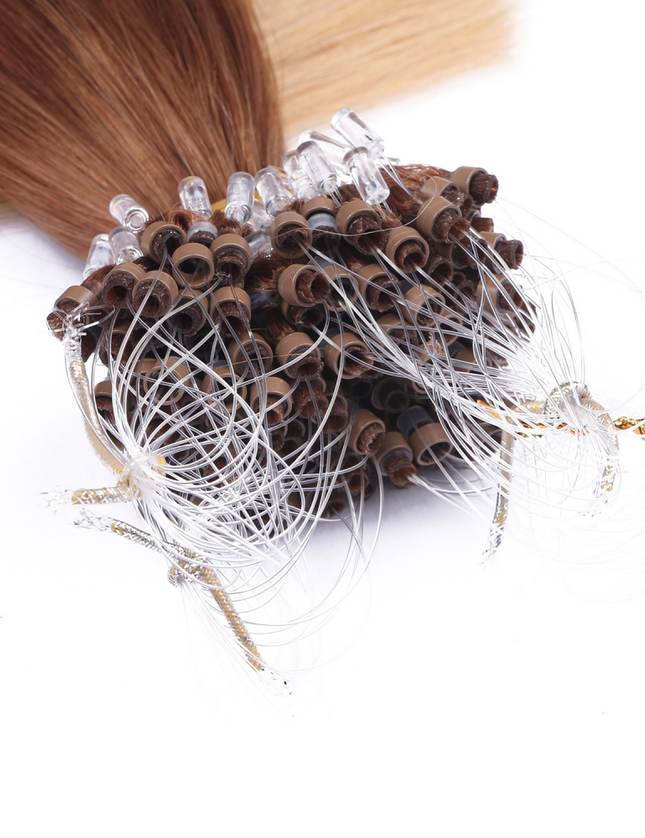 Micro ring hair extensions---Ombre Color 12/26