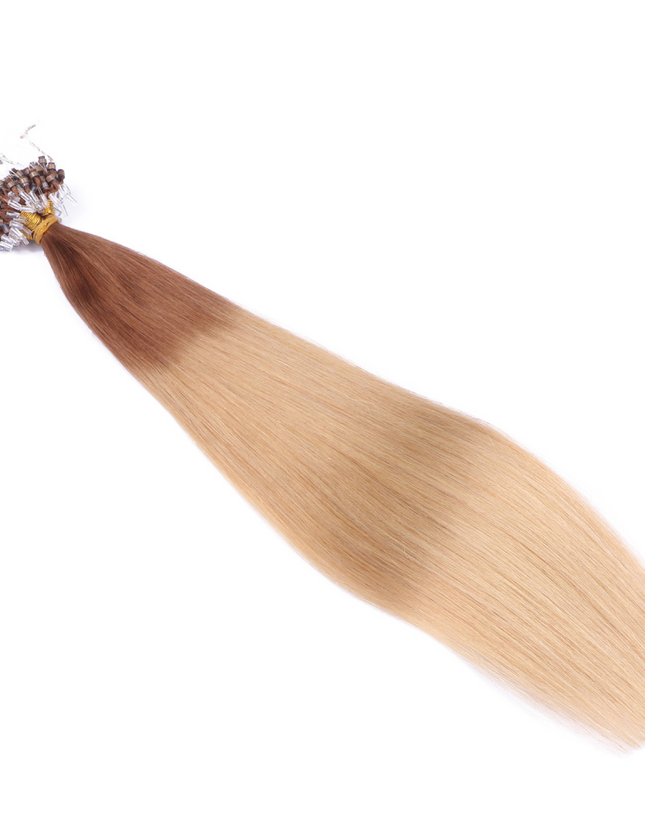 Micro ring hair extensions---Ombre Color 12/26