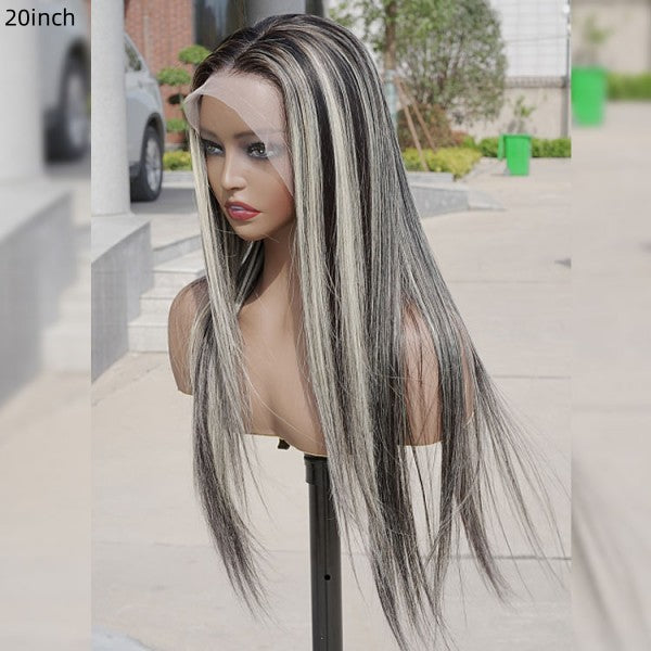 Straight color #P1/60 , 13x4 Lace Frontal wig 100% Virgin Human Hair Transparent  LACE Wig 180% density