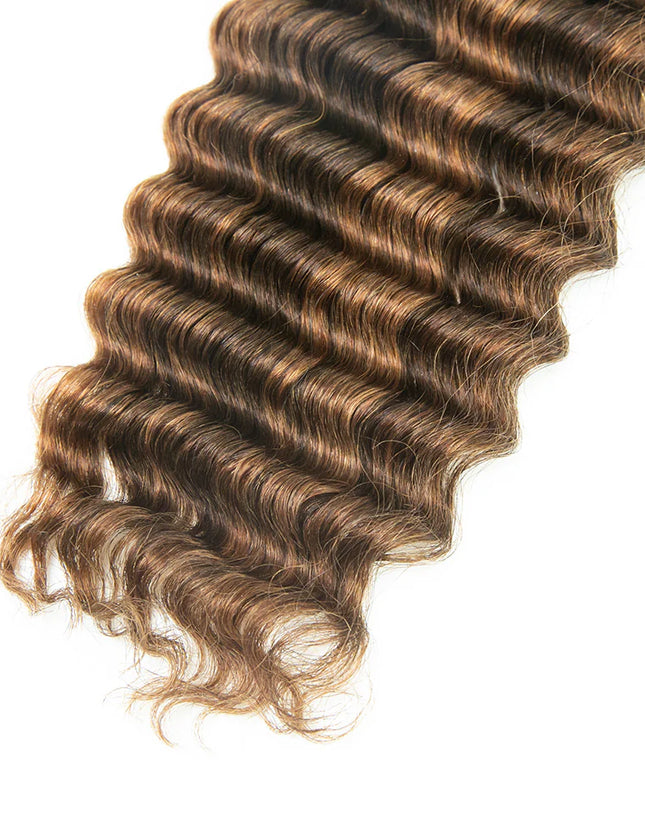 Deep wave P4/30 color 15A human hair bulk for braiding