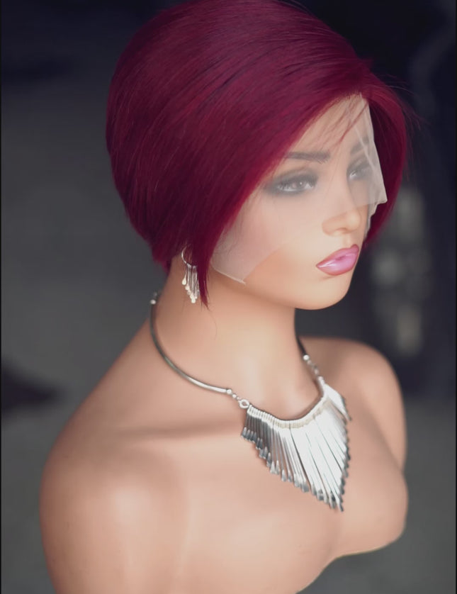 Pixie Cut Wig 13*4*1 lace part --9164---pay 1 get 2