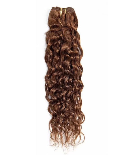 Auburn brown water wave Virgin human Hair bundles