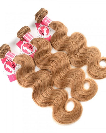 Honey blonde Body wave Virgin human Hair bundles 1 pc