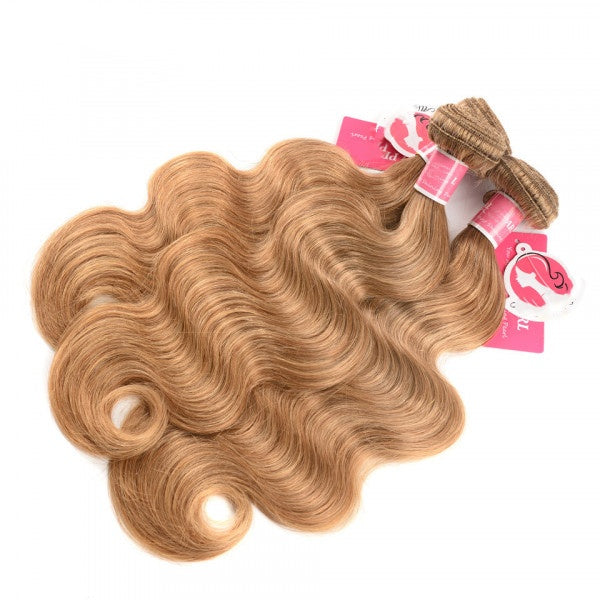 Honey blonde Body wave Virgin human Hair bundles 1 pc